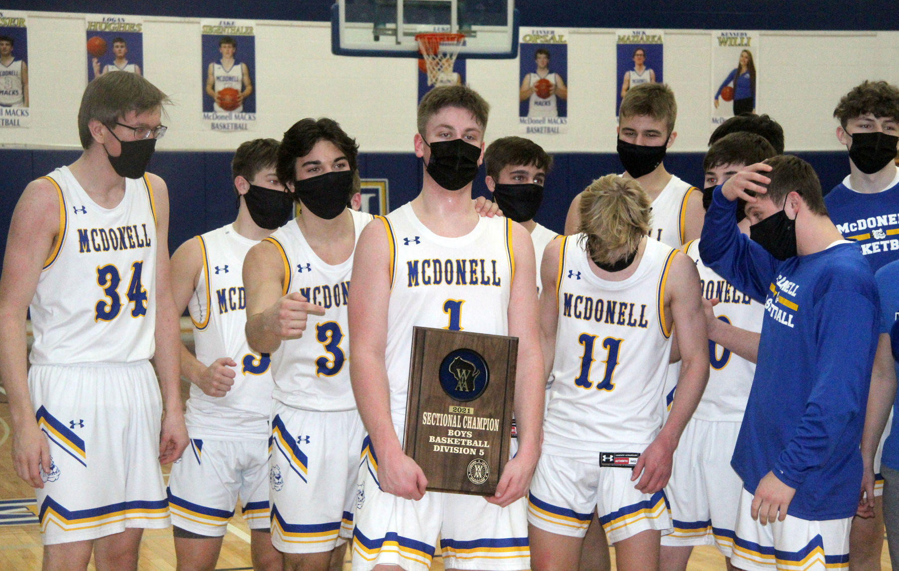 Turtle Lake at McDonell boys basketball 2-27-21